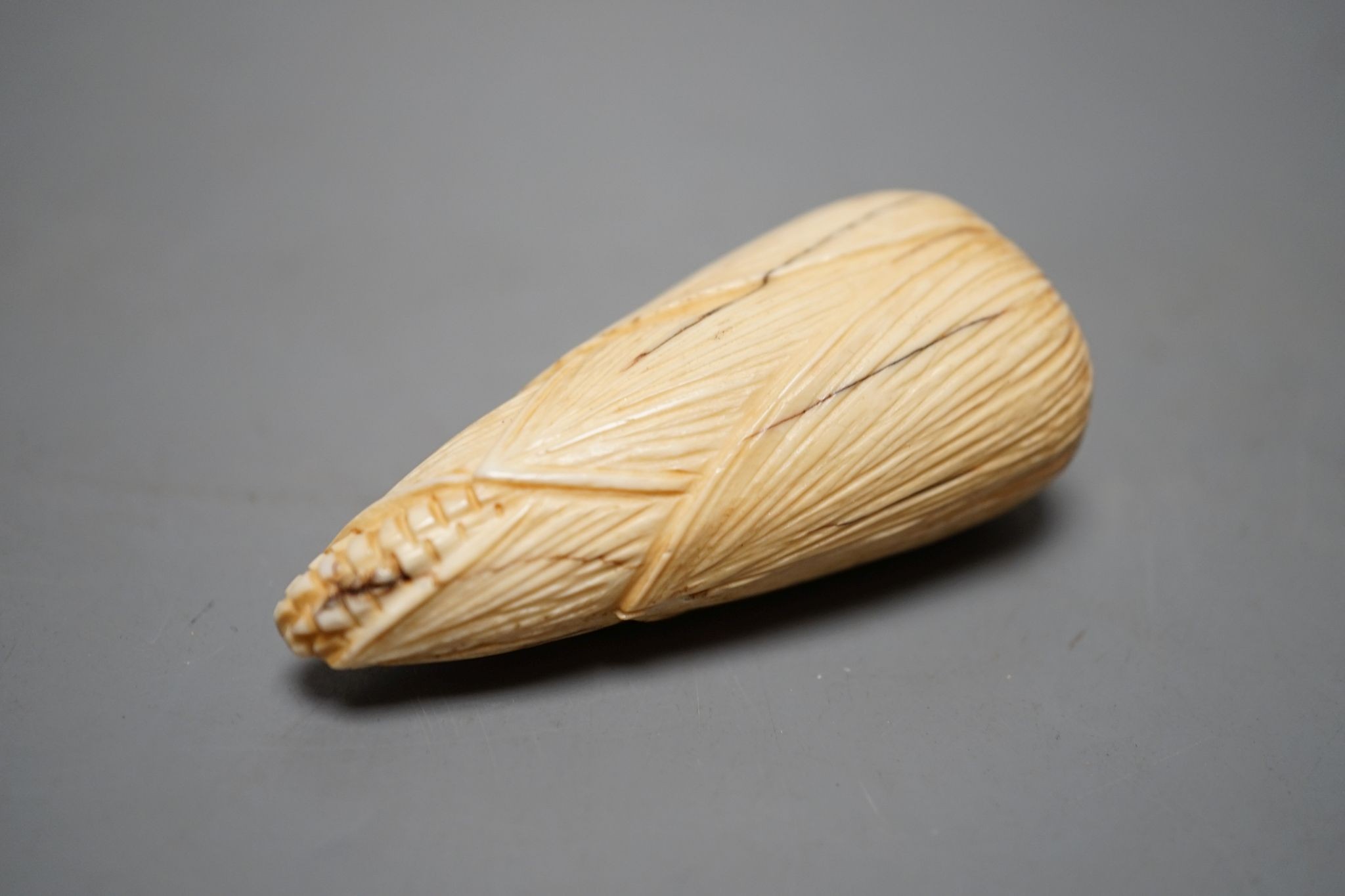 Two Oriental ivory erotic carvings